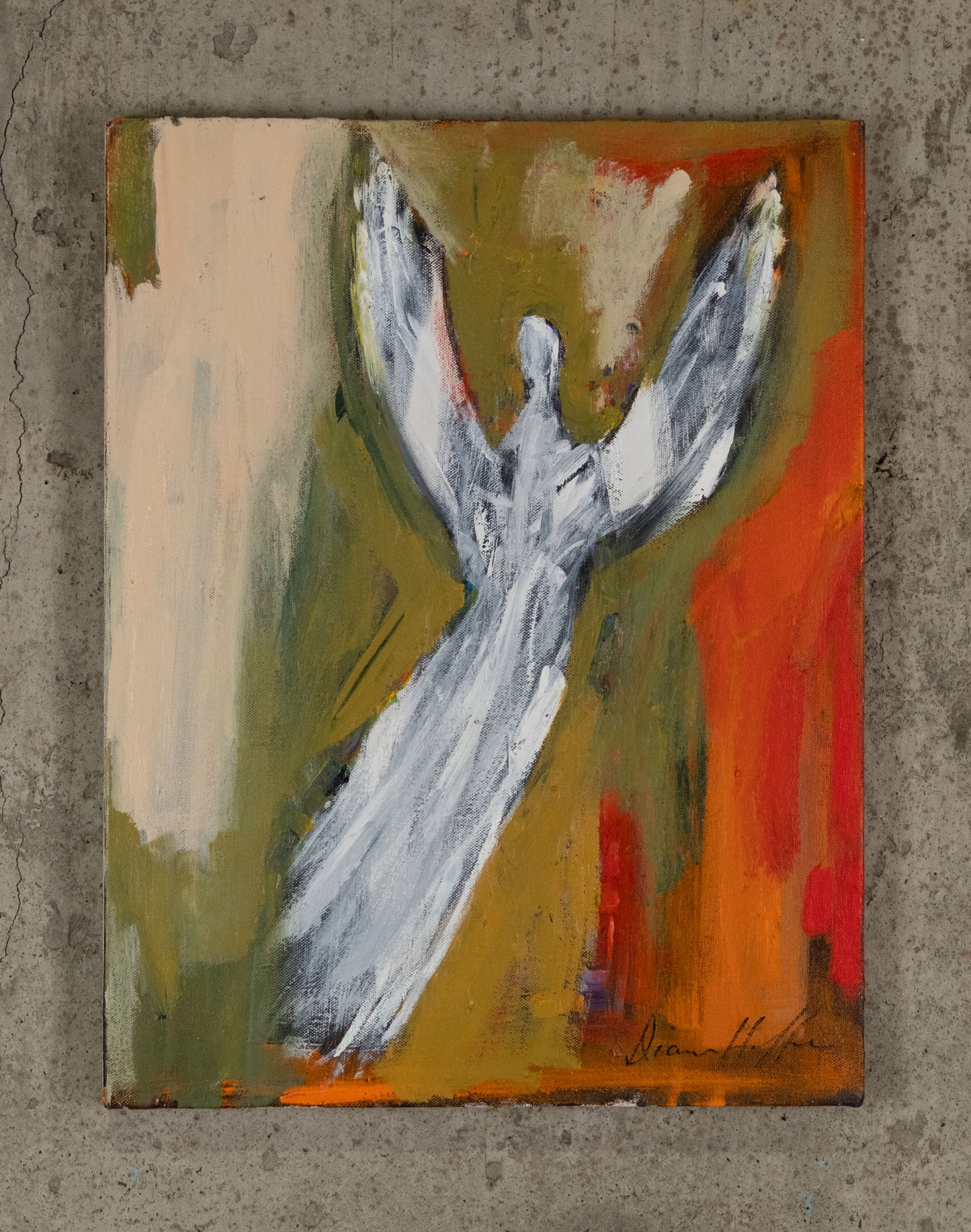 Diane Hoffee Original Painting - Abstract Angel