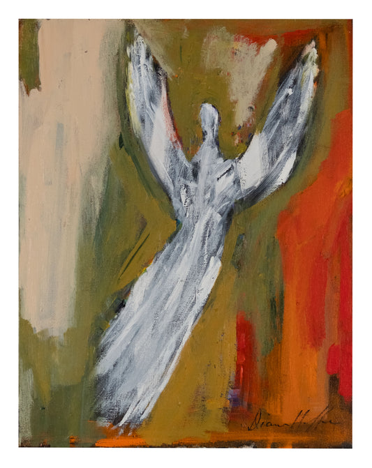 Diane Hoffee Original Painting - Abstract Angel